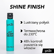 Nabłyszczający lakier do włosów - Got2b Got Gloss Shine Finish — Zdjęcie N3