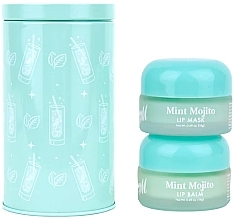 Kup Zestaw do pielęgnacji ust - Barry M Mint Mojito Lip Care Duo In Tin (lip/balm/14 g + lip/mask/14 g)