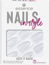 Samoprzylepne sztuczne paznokcie - Essence Nails In Style Keep It Basic — Zdjęcie N1
