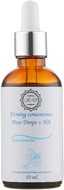 Krople do twarzy z kwasem hialuronowym - KleoDerma Firming Concentrate Dew Drops