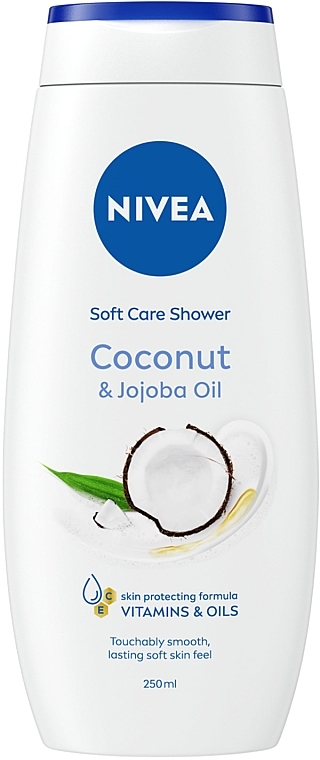 Pielęgnacyjny żel pod prysznic Olej jojoba i kokos - NIVEA Creme Coconut Cream Shower — Zdjęcie N1