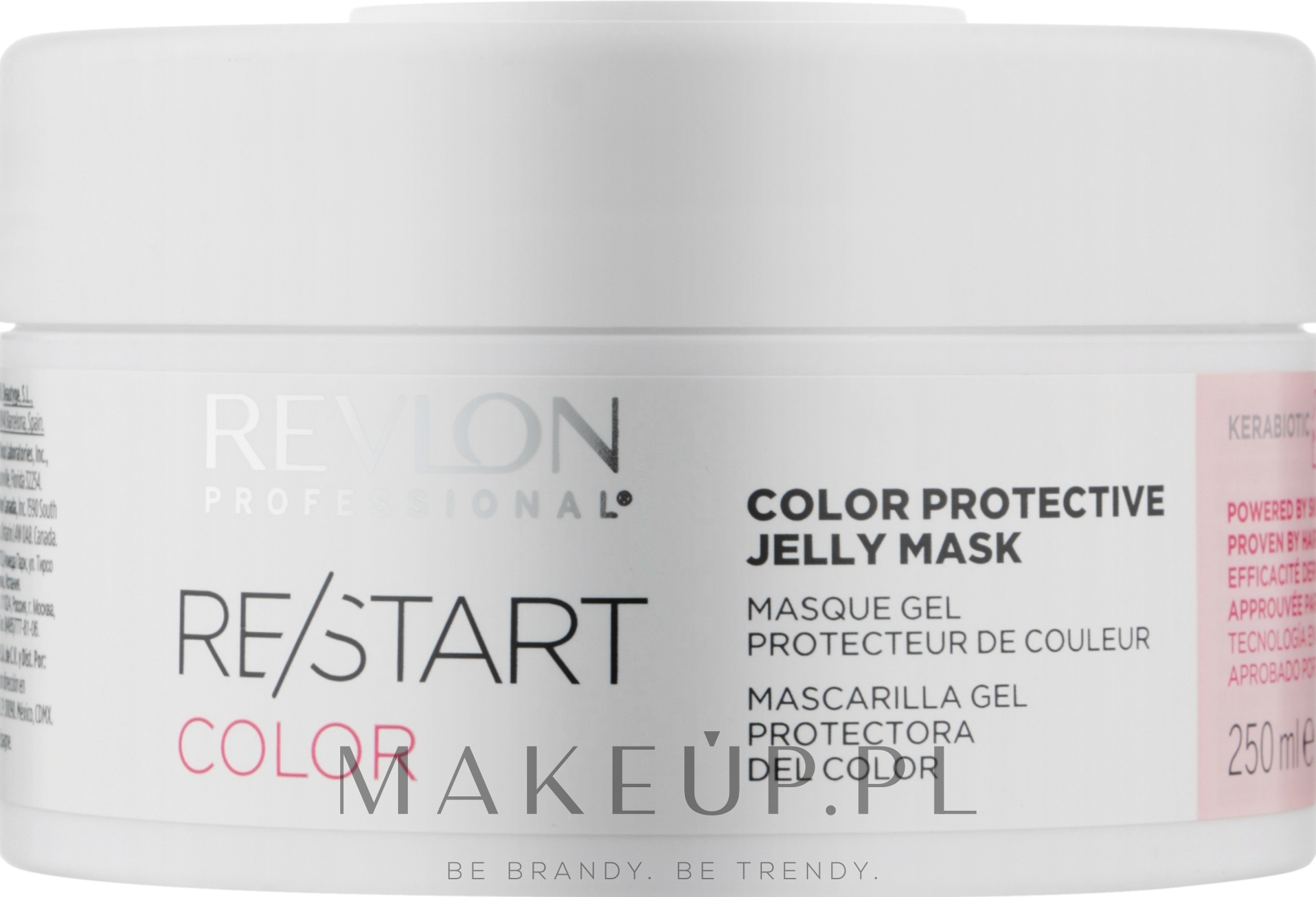 Maska do włosów farbowanych - Revlon Professional Restart Color Protective Jelly Mask — Zdjęcie 250 ml