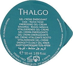 Energetyzujący żel-krem do twarzy - Thalgo Spiruline Boost Energising Anti-Pollution Gel-Cream Refill (uzupełnienie) — Zdjęcie N1