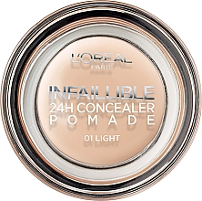 Korektor-pomada do twarzy - L'Oreal Paris Infaillible 24H Concealer Pomade — Zdjęcie N1