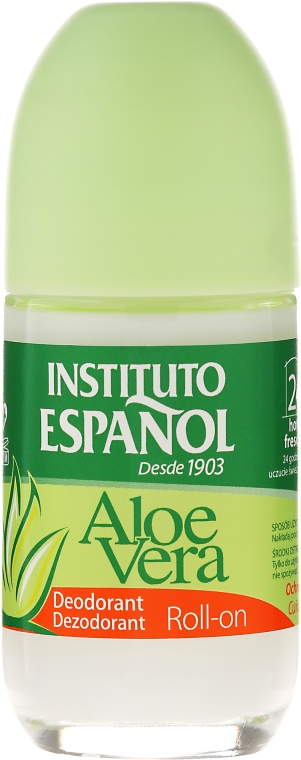 Aloesowy dezodorant w kulce - Instituto Espanol Aloe Vera Roll-on Deodorant — Zdjęcie N1