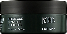 Mocno utrwalający wosk modelujący do włosów dla mężczyzn - Screen For Man Fixing Wax — Zdjęcie N1