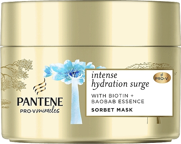 Intensywnie nawilżająca maska do włosów - Pantene Pro-V Intense Hydration Surge Sorbet Hair Mask — Zdjęcie N1