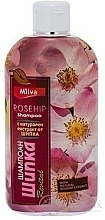 Nawilżający szampon do włosów suchych z dziką różą - Milva Rosehip Shampoo — Zdjęcie N1