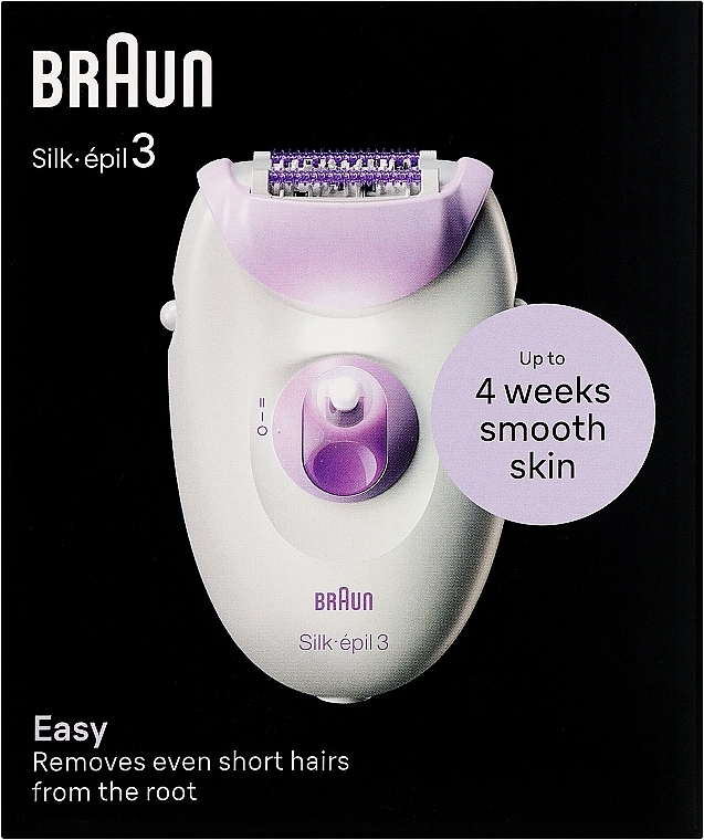 Depilator - Braun Silk-Epil 3 SE 3-000 — Zdjęcie N2