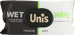 Kup Nawilżane chusteczki antybakteryjne, 72 szt. - Unis Premium Soft