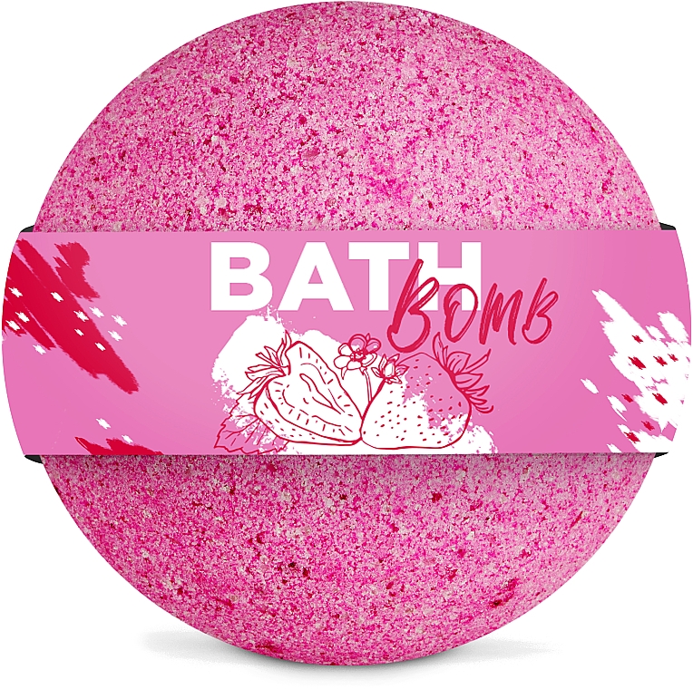 Kula do kąpieli Strawberry - SHAKYLAB Bath Bomb — Zdjęcie N1