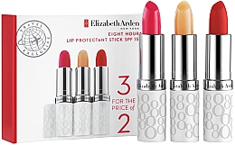 Zestaw do makijażu - Elizabeth Arden Eight Hour Cream Lip Protectant Stick (lip/stick/3x3.7g) — Zdjęcie N1