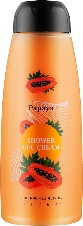 Kremowy żel pod prysznic Papaja - Liora Papaya Shower Gel-Cream — Zdjęcie N1