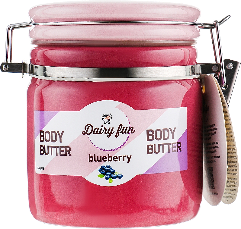 Masło do ciała Borówka amerykańska - Delia Dairy Fun Body Butter Blueberry