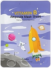 Rewitalizująca maska na twarz z witaminą B - Esfolio Vitamin B Ampoule Mask Sheet — Zdjęcie N1