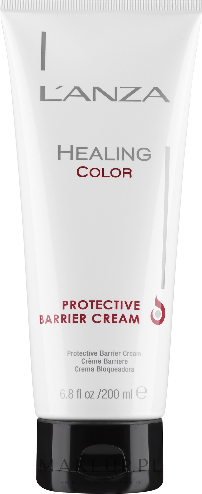 Ochronny krem do włosów farbowanych - L'anza Healing Color Protective Barrier Cream — Zdjęcie 200 ml