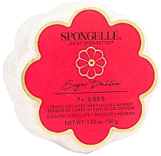 Kup Piankowa gąbka pod prysznic wielokrotnego użytku - Spongelle Sugar Dahlia Body Wash Infused Buffer (travel size)