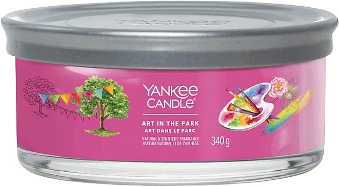 Świeca zapachowa w szkle Art in the Park, 5 knotów - Yankee Candle Art In The Park Singnature — Zdjęcie N1