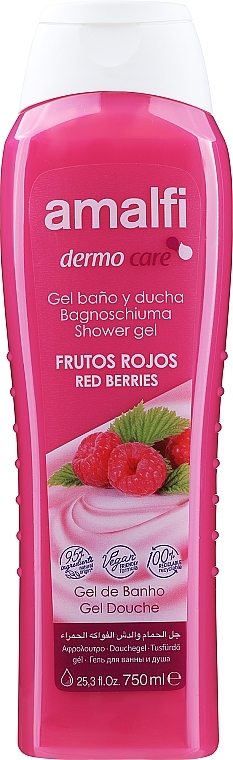 Żel pod prysznic i do kąpieli Czerwone owoce - Amalfi Skin Frutos Rojos Shower Gel 