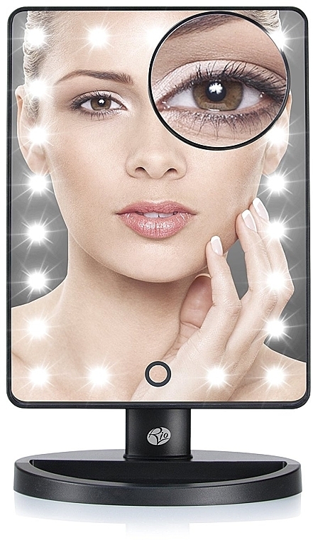 PRZECENA! Lusterko - Rio-Beauty 21 LED Touch Dimmable Makeup Mirror * — Zdjęcie N2