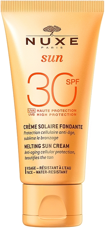 PRZECENA! Przeciwsłoneczny krem do twarzy SPF 30 - Nuxe Sun * — Zdjęcie N2