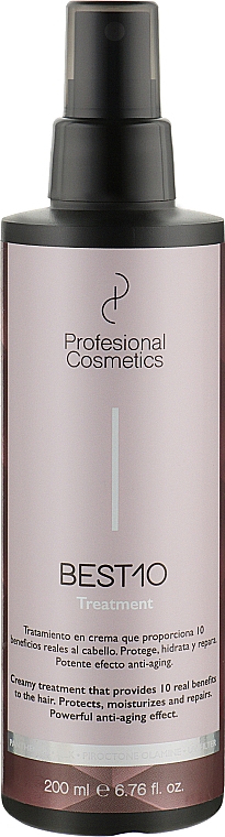 Ekspresowa odżywka do włosów - Profesional Cosmetics Best 10 Treatment Conditioner — Zdjęcie N1