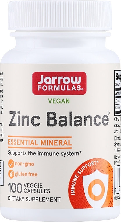 Cynk w kapsułkach - Jarrow Formulas Zinc Balance — Zdjęcie N1