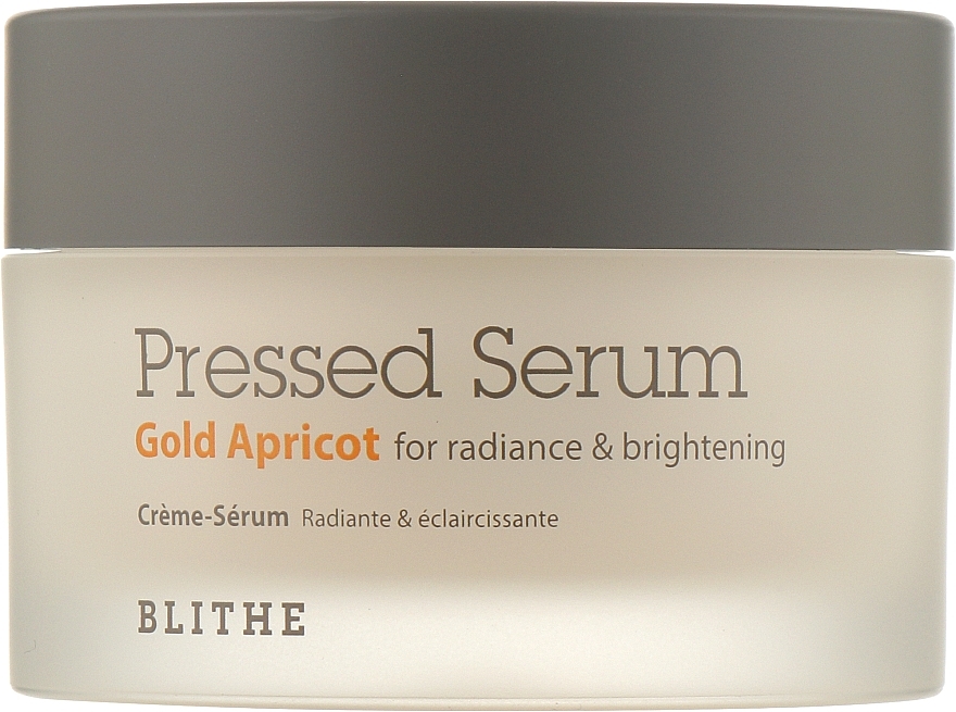 Rozświetlająco-rozjaśniający krem-serum do twarzy - Blithe Pressed Crystal Gold Apricot Serum — Zdjęcie N1