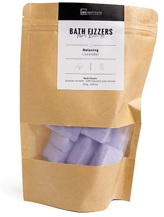 Bomby do kąpieli, relaksujące, lawenda - IDC Institute Bath Fizz Relaxing Lavender — Zdjęcie N1