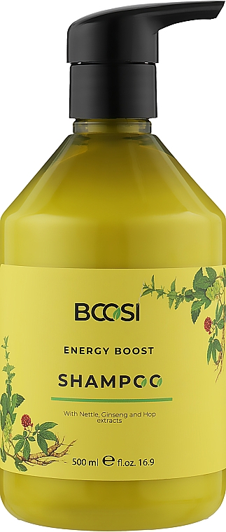 Keratynowy szampon do włosów - Kleral System Bcosi Energy Boost Shampoo — Zdjęcie N3