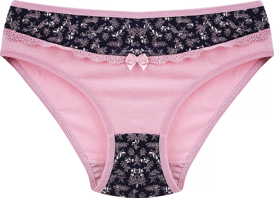 Bawełniane majtki damskie BDM401-049, różowe - Moraj — Zdjęcie N1
