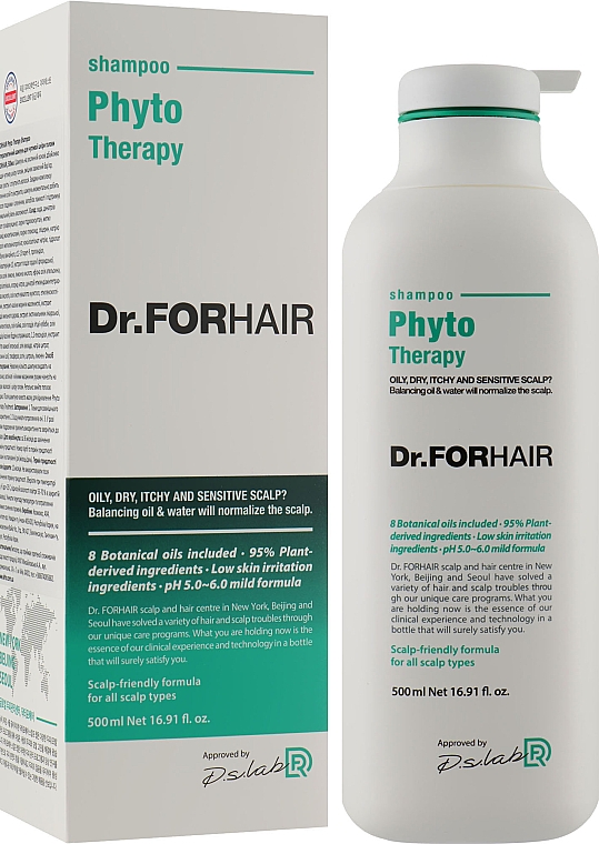 Szampon fitoterapeutyczny do wrażliwej skóry głowy - Dr.FORHAIR Phyto Therapy Shampoo — Zdjęcie N6