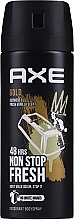 Kup Dezodorant w sprayu dla mężczyzn - Axe Gold Oud Wood & Dark Vanilla Deodorant & Bodyspray