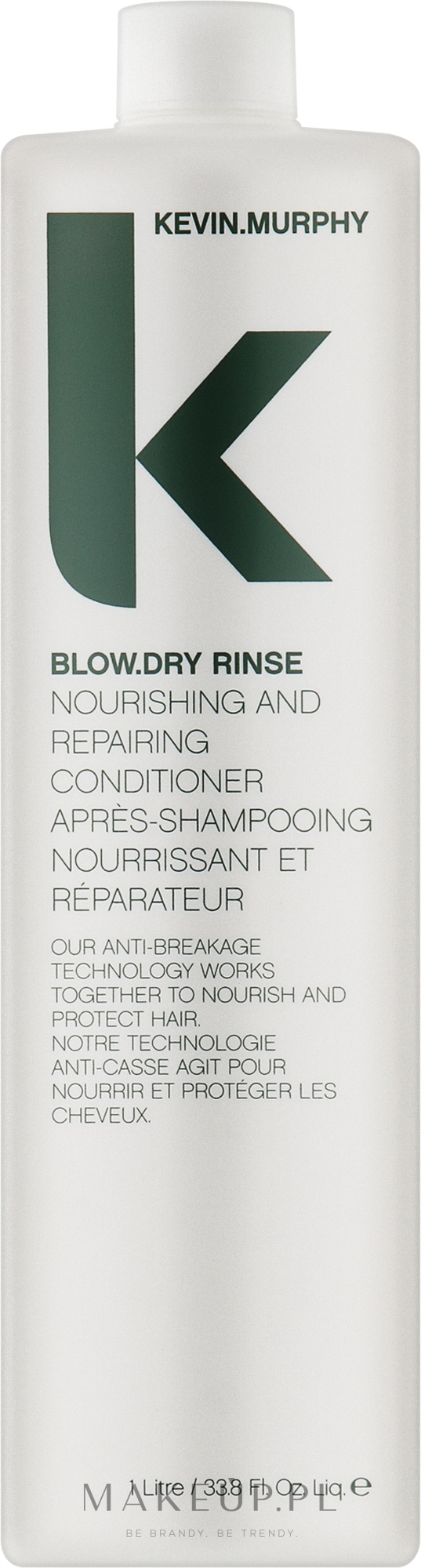 Balsam z ochroną termiczną odżywiający i odbudowujący włosy - Kevin Murphy Blow.Dry Rinse — Zdjęcie 1000 ml