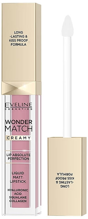 Szminka - Eveline Wonder Match Creamy Liquid Matt Lipstick — Zdjęcie N1