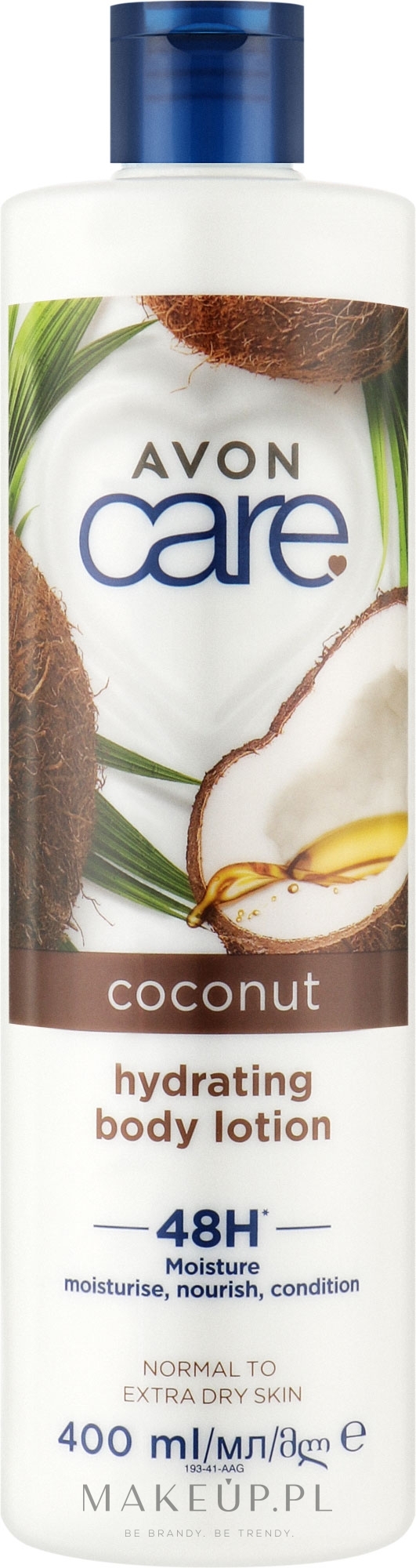 Nawilżający balsam do ciała z olejem kokosowym - Avon Care Coconut Hydrating Body Lotion — Zdjęcie 400 ml