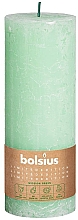 Kup Świeca cylindryczna, zielona, ​​190x68 mm - Bolsius