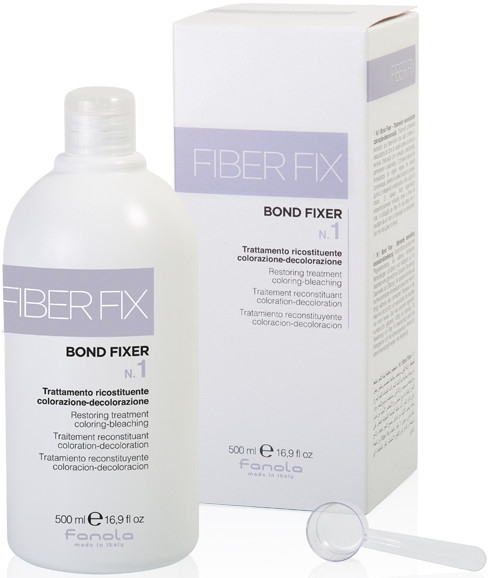 Regenerująca kuracja do włosów farbowanych i rozjaśnianych - Fanola Fiber Fix Bond Fixer N1