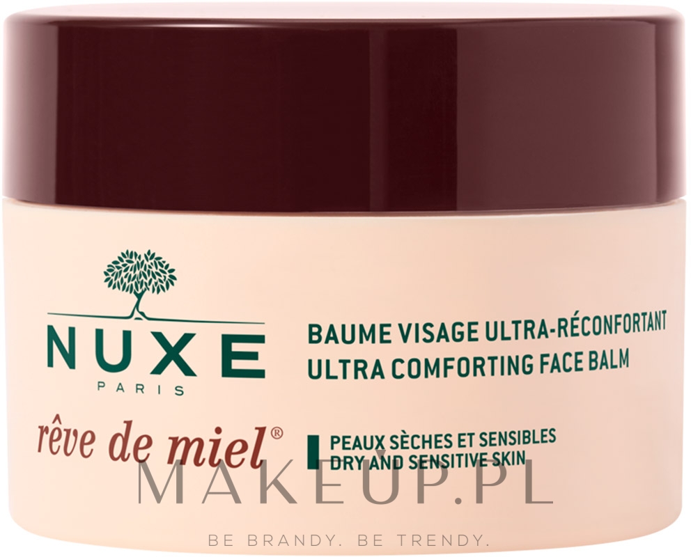 Balsam do twarzy do cery suchej - Nuxe Reve de Miel Ultra Comforting Face Balm — Zdjęcie 50 ml