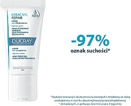 Nawilżający krem naprawczy - Ducray Keracnyl Repair Cream — Zdjęcie N7