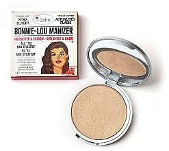 Rozświetlacz i cienie do powiek w jednym - theBalm Bonnie-Lou Manizer Highlighter & Shadow — Zdjęcie N2