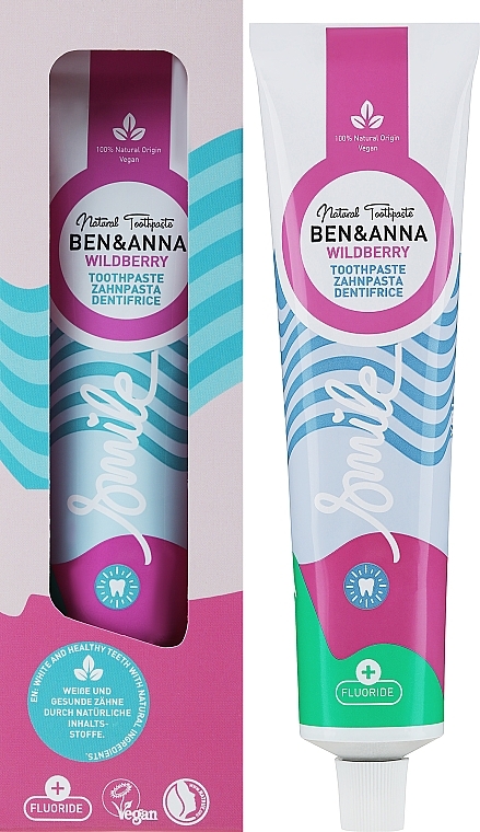 Naturalna pasta do zębów - Ben & Anna Natural Toothpaste Wildberry — Zdjęcie N3