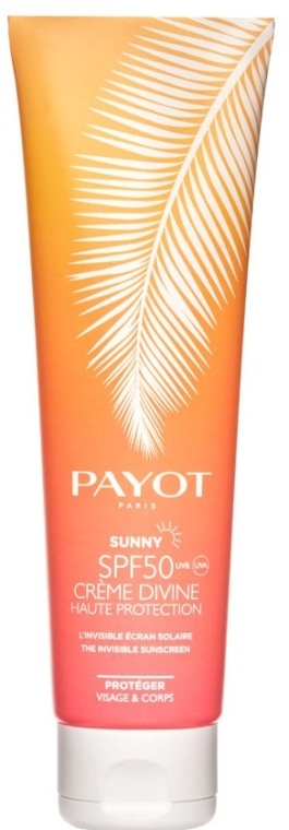 Przeciwsłoneczny krem do opalania twarzy i ciała SPF 50 - Payot Sunny Divine — Zdjęcie N1