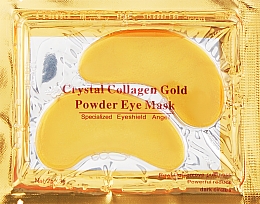 Przeciwzmarszczkowe płatki pod oczy z kolagenem i biozłotem - Hebei Crystal Collagen Gold Power Eye Mask — Zdjęcie N1