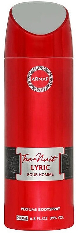 Armaf Tres Nuit Lyric - Dezodorant w sprayu dla mężczyzn — Zdjęcie N1