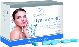 Kup Nawilżający suplement diety z trzema rodzajami kwasu hialuronowego - Clarena Suplement Hyaluron 3D