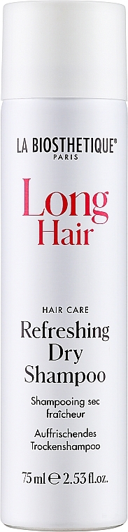 Odświeżający suchy szampon do włosów - La Biosthetique Long Hair Refreshing Dry Shampoo — Zdjęcie N1