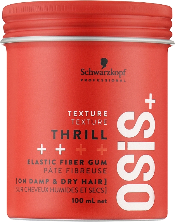 Włóknista guma do stylizacji włosów - Schwarzkopf Professional Osis + Thrill Texture Fibre Gum — Zdjęcie N1