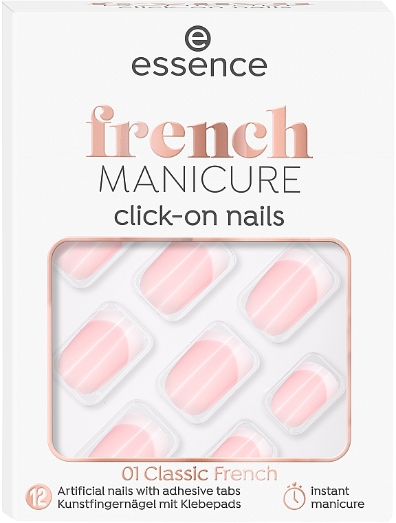 Samoprzylepne sztuczne paznokcie - Essence French Manicure Click-On Nails — Zdjęcie N3