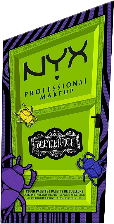 Paleta do makijażu - NYX Professional Makeup Beetlejuice Color Palette — Zdjęcie N4